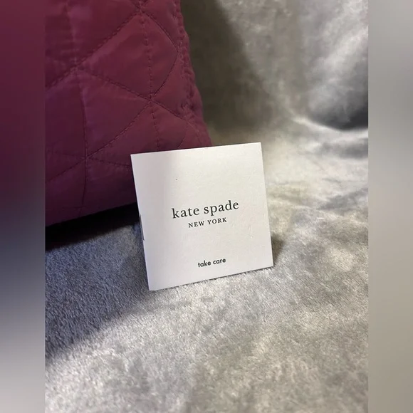 Kate Spade Wilson Road Quilted Talya Tote Bag in Ruffled Pansy Pink - Picture 5 of 14